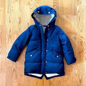 Girls J Crew fishtail parka